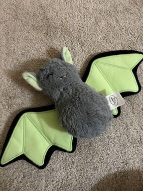 Gray Plush Bat Slumberkins with Glowing Wings